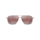 Maui Jim Beaches Polarized Aviator Sunglasses, Satin Brown Red Frame, Maui Rose Lens, Satin Brown Red R541-19A