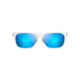 Maui Jim Boardwalk Polarized Square Sunglasses, Matte Crystal Frame, Blue Hawaii Lens, Matte Crystal B539-05CM