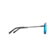 Maui Jim Haleiwa Unisex Sunglasses,Gloss Black Frame,Polarized,Blue Hawaii Lens, B328-02
