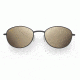 Maui Jim Sand Dollar Sunglasses - Matte Black Frame, HCL Bronze Lenses - H216-2M