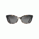 Maui Jim Ilima Polarized Cat Eye  Sunglasses,White Tokyo with Gloss Black,Neutral Grey Lens GS759-61