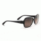 Maui Jim Kalena Sunglasses - Gloss Black Frame,Maui Rose Lens RS299-02