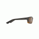 Maui Jim Kanaio Coast Polarized Wrap  Sunglasses,Matte Tortoise Ombre,HCL Bronze Lens H766-10MF