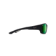 Maui Jim Local Kine Polarized Square Sunglasses, Soft Black w/ Dark Transparent Green &amp; Light Transparent Grey Frame, Maui Green Lens, Soft Black w/ Dark Transparent Green &amp; Light Trans GM810-27M