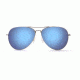 Maui Jim Mavericks Sunglasses, Silver Frame, Blue Hawaii Lens, Polarized, B264-17