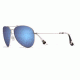 Maui Jim Mavericks Sunglasses, Silver Frame, Blue Hawaii Lens, Polarized, B264-17