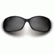Maui Jim Nalani Sunglasses - Gloss Black Frame and Neutral Grey Polarized Lens GS295-02