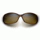 Maui Jim Nalani Sunglasses - Tortoise w/White and Blue Interior Frame and HCL Bronze Polarized Lens GS295-03T