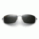 Maui Jim Sandhill Sunglasses, Neutral Grey, Gunmetal Blue with Black Sleeve 715-06