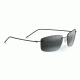Maui Jim Sandhill Sunglasses, Neutral Grey, Gunmetal Blue with Black Sleeve 715-06
