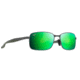 Maui Jim Shoal Sunglasses, Brushed Gunmetal Frame, Maui Green Lens, Polarized, GM797-02F