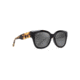Maui Jim Siren Song Polarized Square Sunglasses - Women's, Black Gloss w/ Tokyo Tortoise Temples Frame, Neutral Grey Lens, Black Gloss w/ Tokyo Tortoise Temples GS801-02B