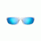 Maui Jim Stingray Wrap  Sunglasses,Matte Crystal,Blue Hawaii Lens B103-05CM
