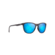Maui Jim Sugar Cane Polarized Square Sunglasses, Transparent Grey Frame, Blue Hawaii Lens, Transparent Grey B783-11