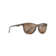 Maui Jim Sugar Cane Polarized Square Sunglasses, Transparent Mocha Frame, HCL Bronze Lens, Transparent Mocha H783-24C