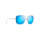 Maui Jim Triton Polarized Aviator Sunglasses, Titanium Frame, Blue Hawaii Lens, Titanium B546-11B