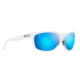 Maui Jim Tumbleland Sunglasses, Matte Crystal Frame, Blue Hawaii Lens, Polarized, B770-05CM