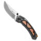 Maxace Knives Maxace Blacklight-01 Frame Lock Knife SW Ti + Copper-Brass Inlays 4.2" Satin, Gray, Bohler M390, adult, BHQ-218273