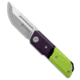Maxace Knives Maxace Capsule II Liner Lock Knife G-10 Green/Purple 2.67" Satin, Green/Purple, 10CR15COMOV, adult, BHQ-203157