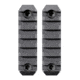 Maxim Defense Industries M-RAX - M-Slot Picatinny Rail - 2 Pack, Black, 2 - M-Slot, 3.145in, 1.54oz, MXM-47588