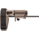 Maxim Defense Industries PDW Brace for AR-15, Standard Buffer/Spring, 3.3 oz, FDE, MXM-47525