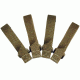 Maxpedition 3-inch Tactie (Pack Of 4) - Khaki 9903K