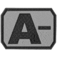 Maxpedition A- NEG Blood Type Patch, SWAT BTANS