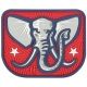 Maxpedition Elephant Morale Patch,2.9x2.4in,Full Color ELPHC