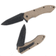 Maxpedition Ferox Folding Knife, Plain Edge, Khaki Handle, FEROXPK