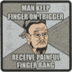 Maxpedition Finger Bang Patch, SWAT CSFBS