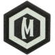 Maxpedition Hex Logo Patch, Glow HXLGZ