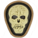 Maxpedition Hi Relief Skull Micro Patch,0.7x0.88in,Arid MCHSA