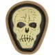 Maxpedition Hi Relief Skull Micro Patch,0.7x0.88in,Arid MCHSA
