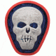 Maxpedition Hi Relief Skull Micro Patch,0.7x0.88in,Full Color MCHSC