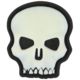 Maxpedition Hi Relief Skull Morale Patch,Glow HISKZ