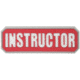 Maxpedition Instructor Patch, Red INSTR