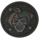 Maxpedition Jester Skull Morale Patch,1.7x1.7in,Stealth JESTX