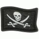 Maxpedition Jolly Roger Micro Patch,1.125x0.75in,Glow MCJRZ