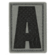 Maxpedition LETTER A Morale Patch - SWAT PVC PATCH:LETAS