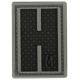 Maxpedition Letter Patch H, SWAT LETHS