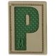 Maxpedition Letter Patch P, Arid LETPA