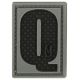 Maxpedition Letter Patch Q, SWAT LETQS