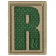 Maxpedition Letter Patch R, Arid LETRA
