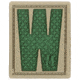 Maxpedition Letter Patch W, Arid LETWA