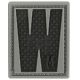 Maxpedition Letter Patch W, SWAT LETWS