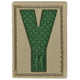 Maxpedition Letter Patch Y, Arid LETYA