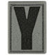 Maxpedition Letter Patch Y, SWAT LETYS