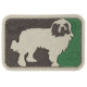 Maxpedition Major League Sheepdog Morale Patch,2.45x1.65in,Arid SPDGA