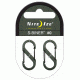 Niteize Sbp6 03 26bg Nite Ize Foliage Green S Biner Plastic Clip 6