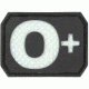Maxpedition O+ POS Blood Type Patch, Glow BTOPZ